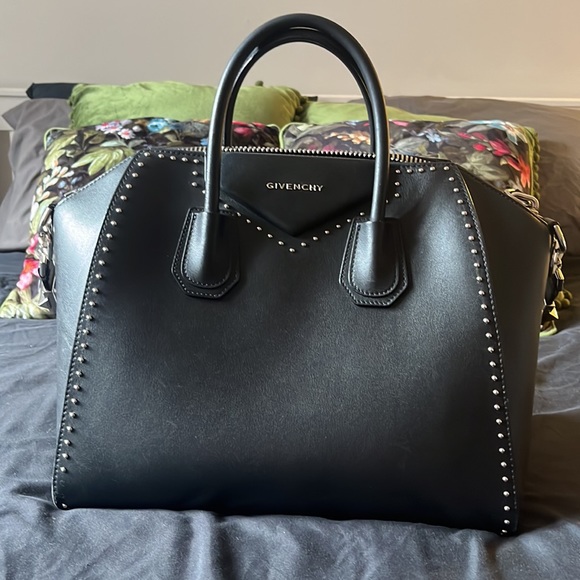 Givenchy Bags Givenchy Medium Antigona Calfskin Leather Studded Handbag 29 Poshmark